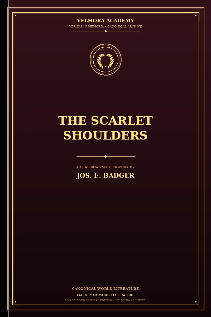 Cover of The Scarlet Shoulders