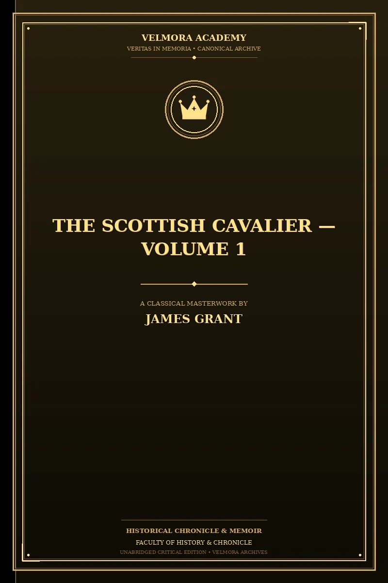 Cover of The Scottish Cavalier — Volume 1
