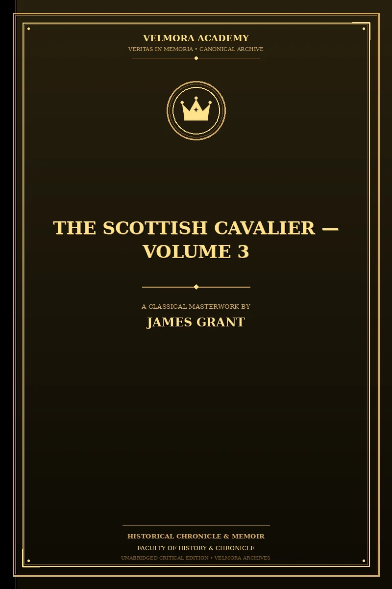 Cover of The Scottish Cavalier — Volume 3
