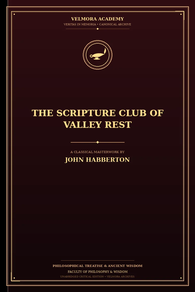 The Scripture Club of Valley Rest