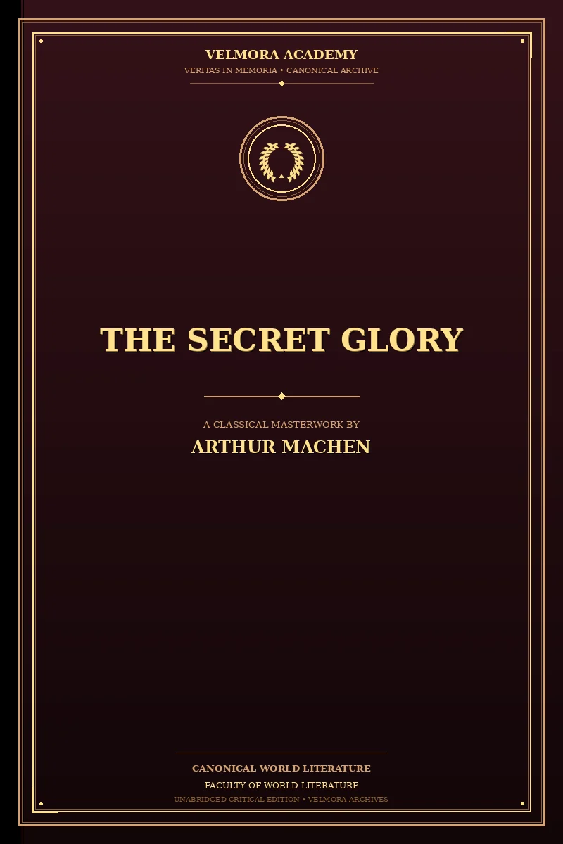 Cover of The Secret Glory