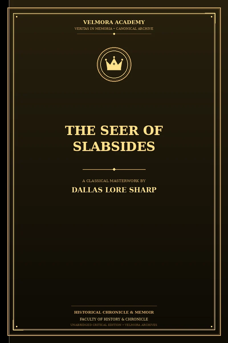 Cover of The Seer of Slabsides