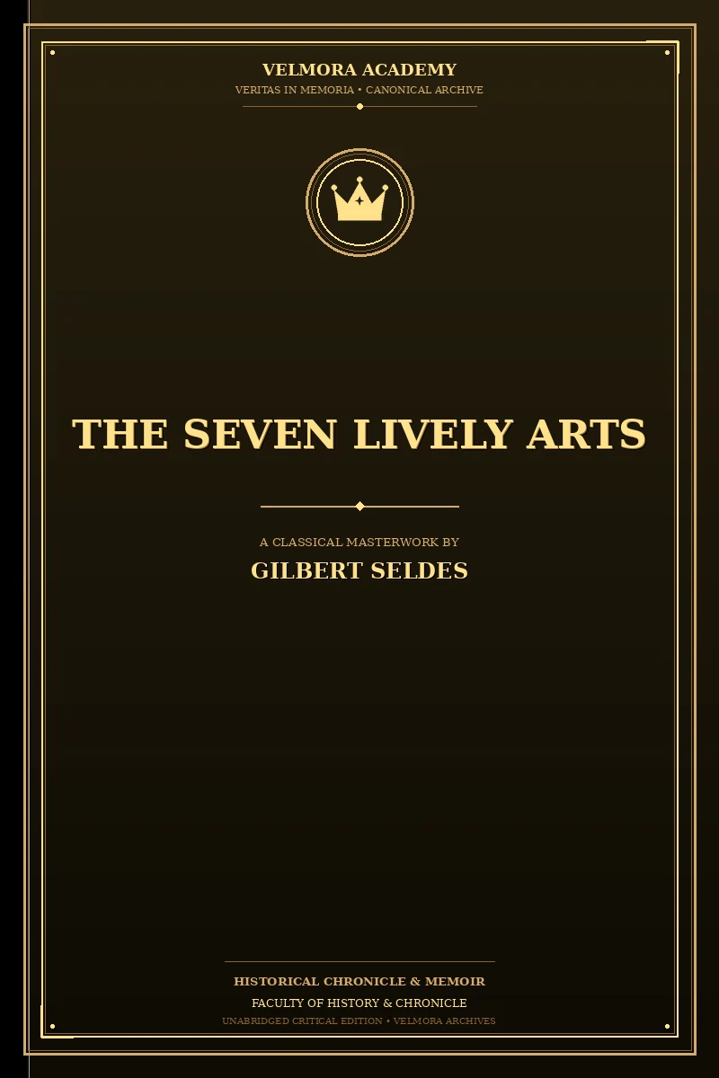 Cover of The Seven Lively Arts