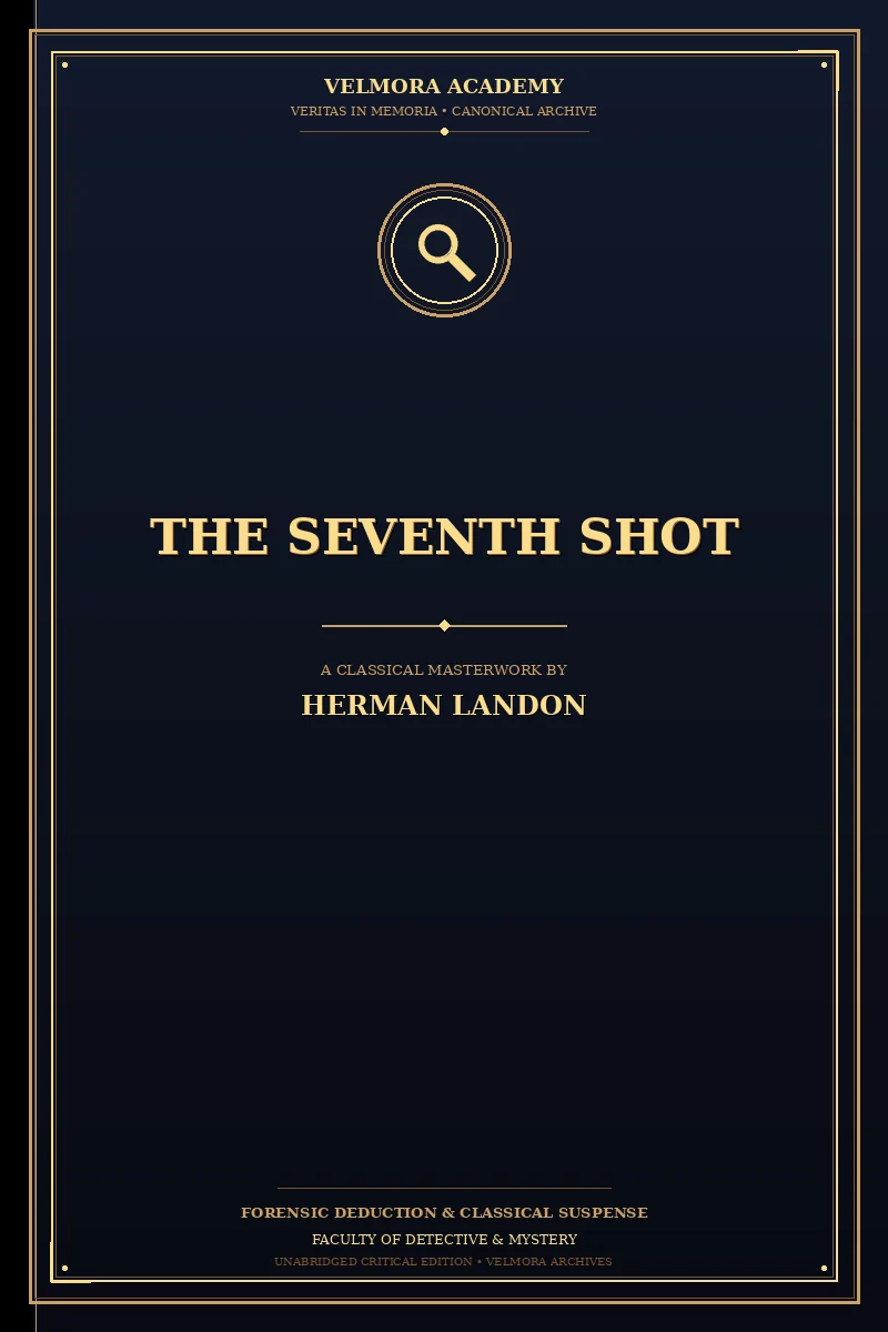 Cover of The seventh shot