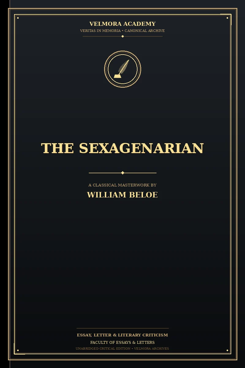 Cover of The sexagenarian