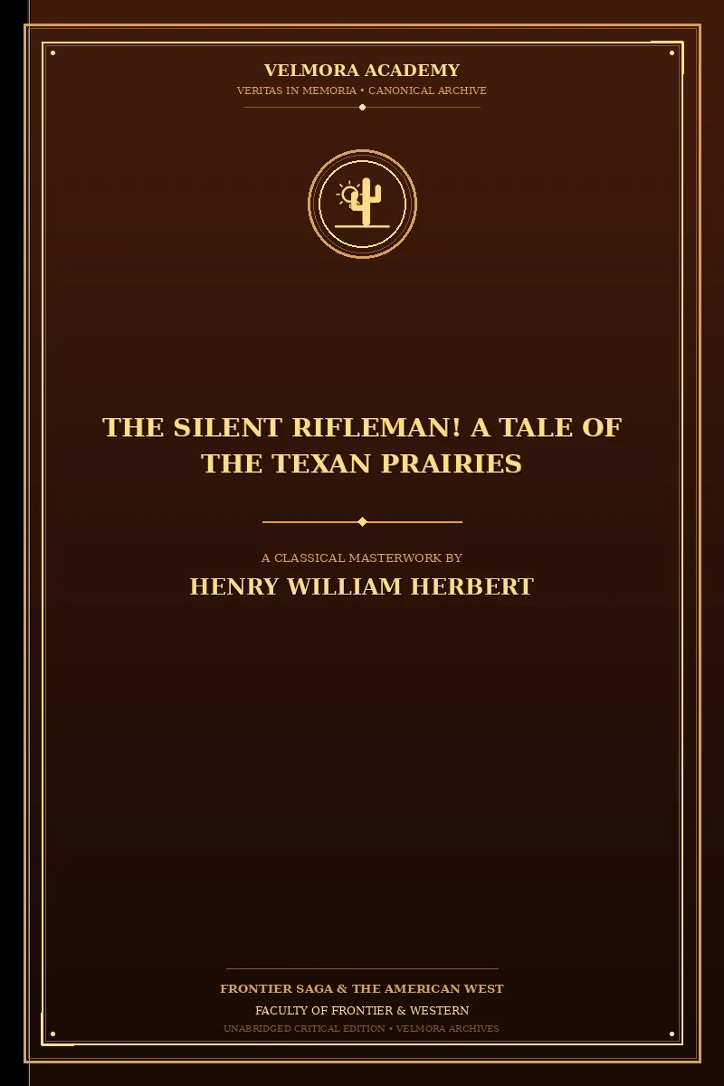 The Silent Rifleman! A Tale of the Texan Prairies