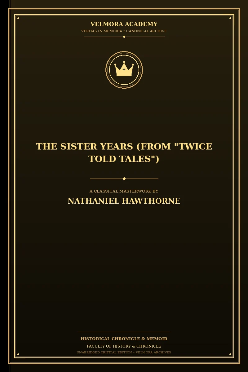 Cover of The Sister Years (From "Twice Told Tales")