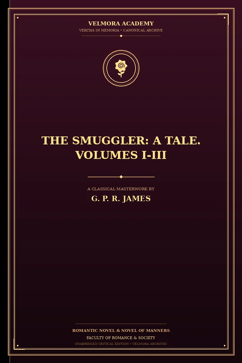 Cover of The Smuggler: A Tale. Volumes I-III