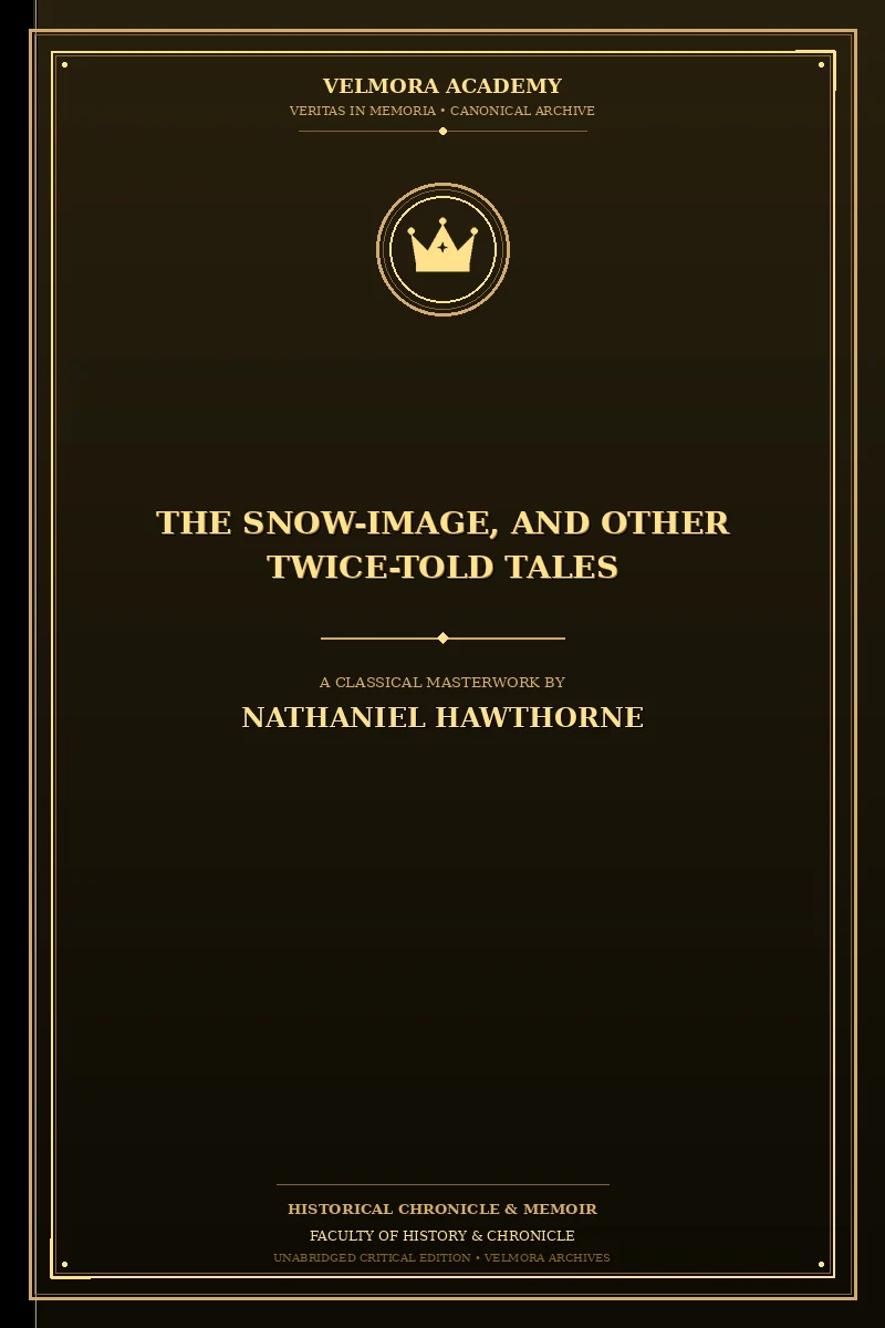 Cover of The Snow-Image, and Other Twice-Told Tales