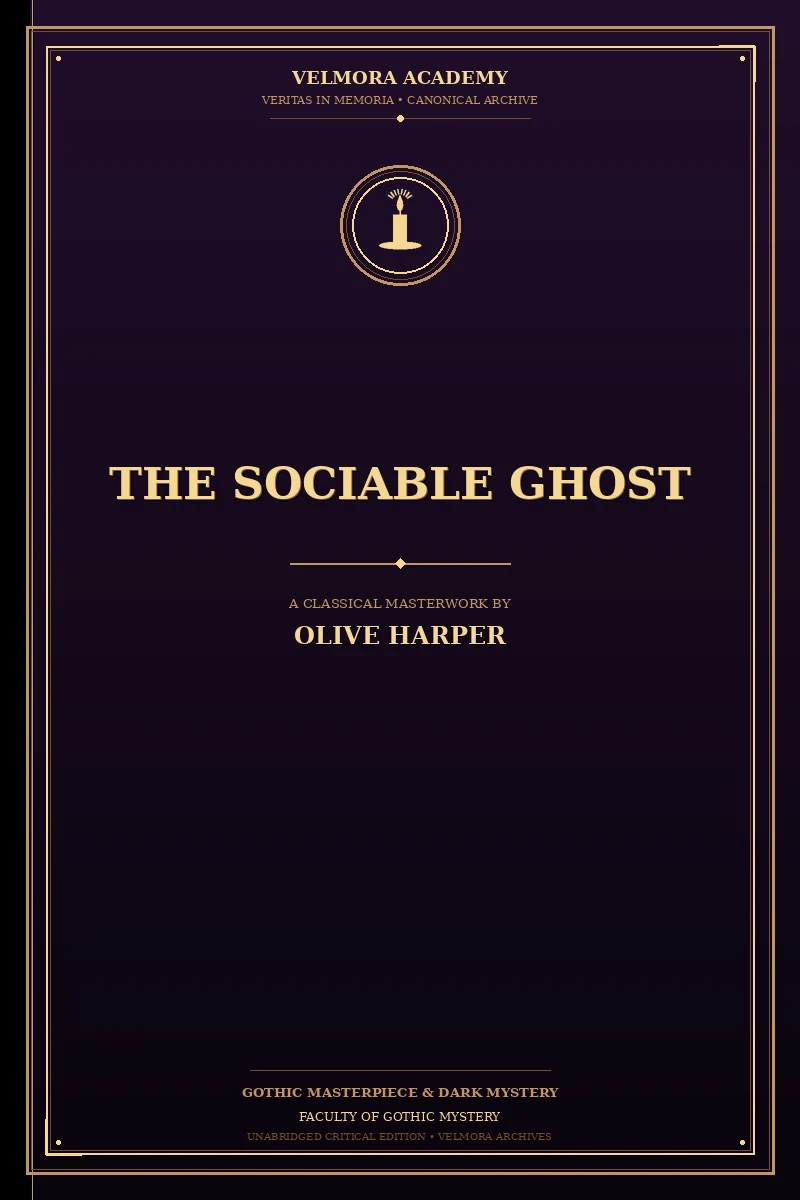 Cover of The sociable ghost