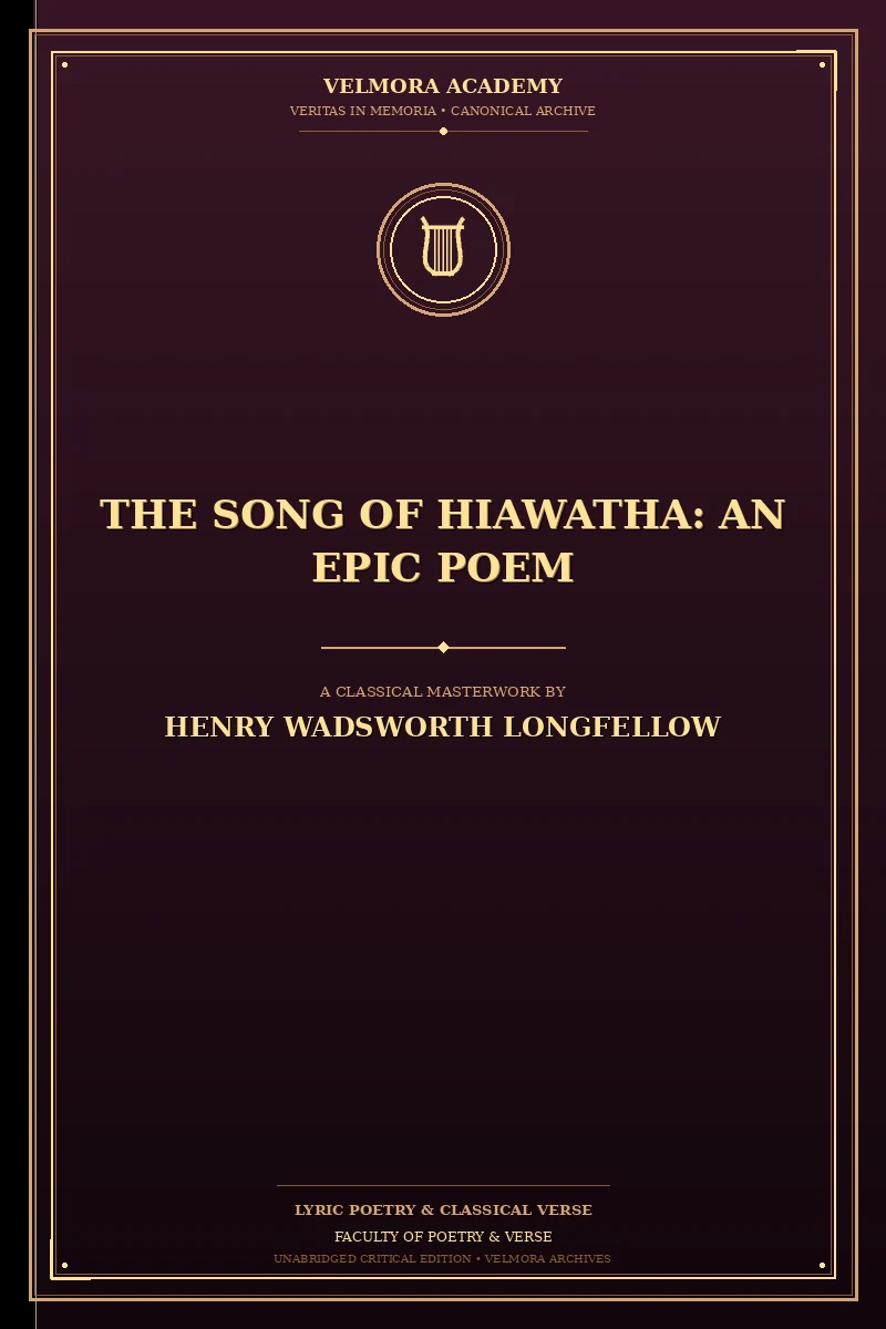 Cover of The Song of Hiawatha: An Epic Poem