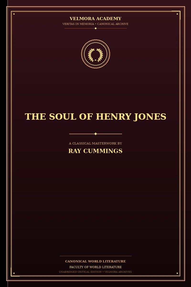 Cover of The soul of Henry Jones