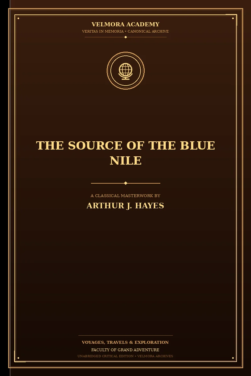 Cover of The source of the Blue Nile