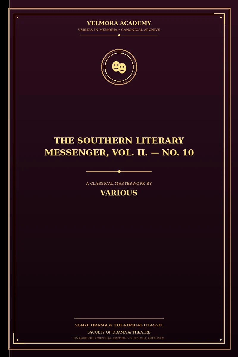 The southern literary messenger, Vol. II. — No. 10