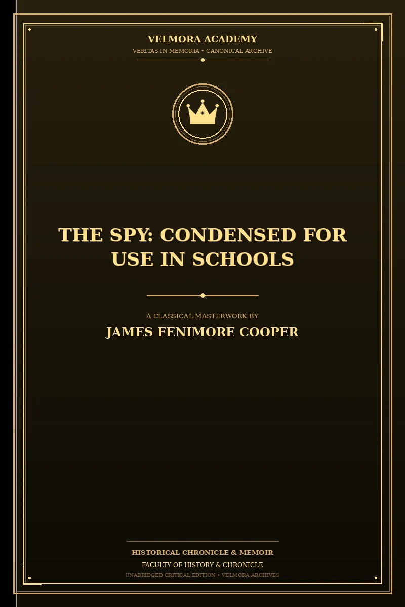 The Spy: Condensed for Use in Schools