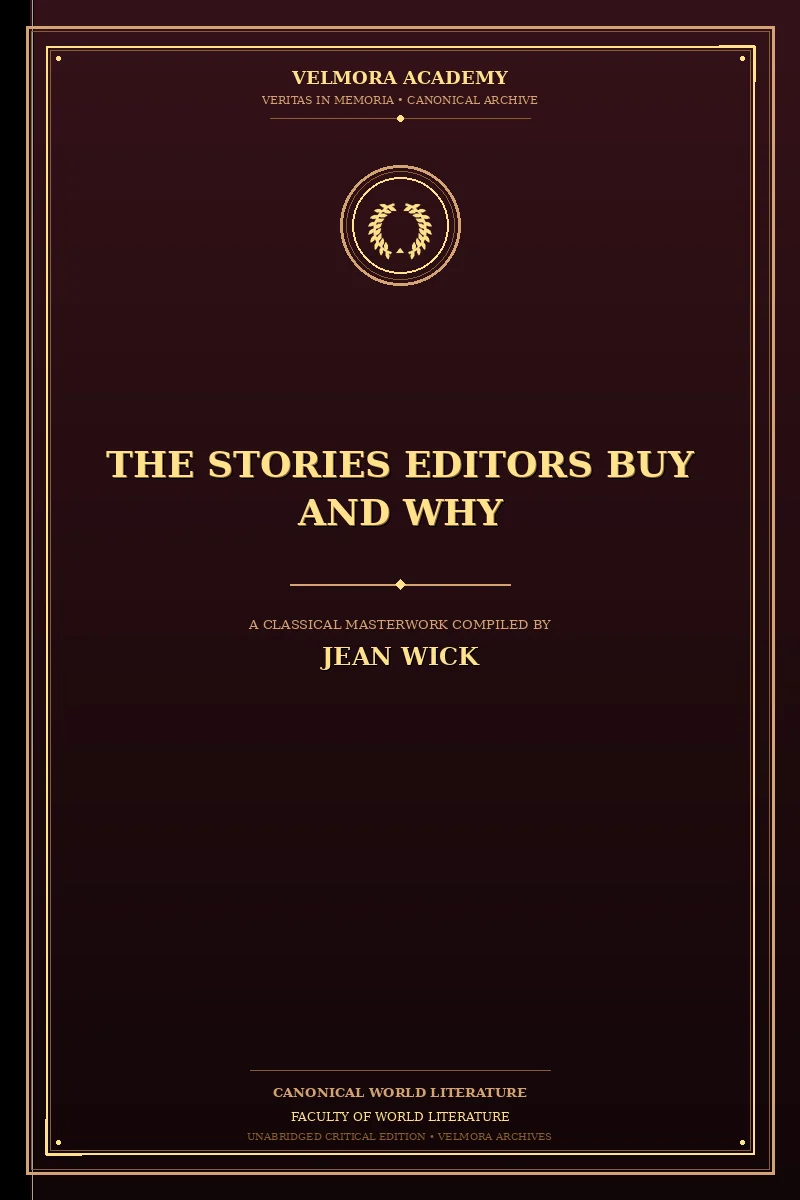 The stories editors buy and why