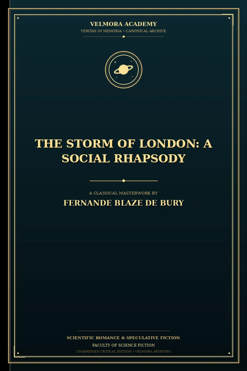 The storm of London: a social rhapsody