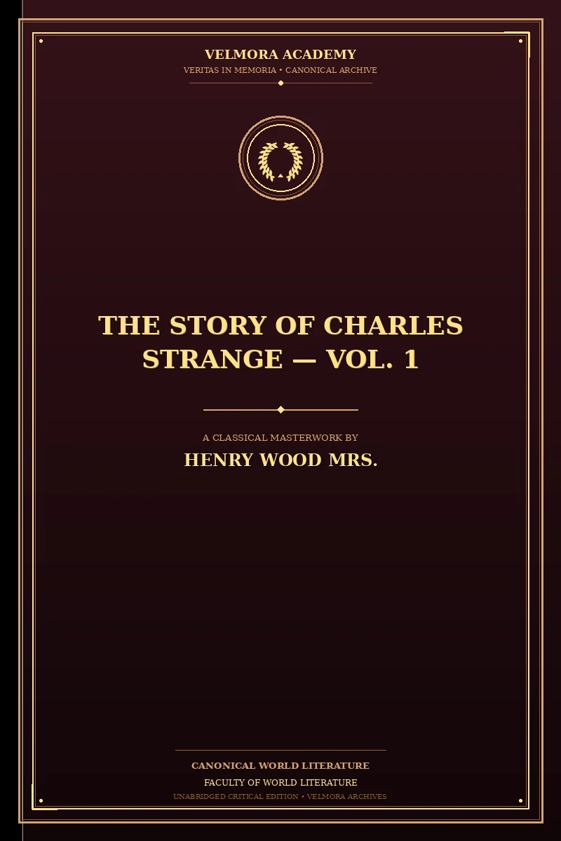 Cover of The Story of Charles Strange — Vol. 1