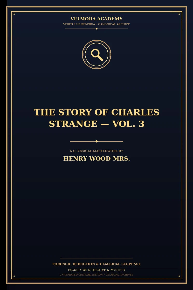 Cover of The Story of Charles Strange — Vol. 3