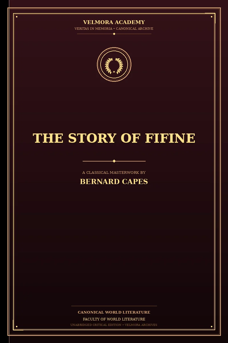 Cover of The story of Fifine
