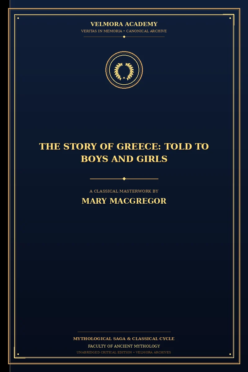 Cover of The Story of Greece: Told to Boys and Girls