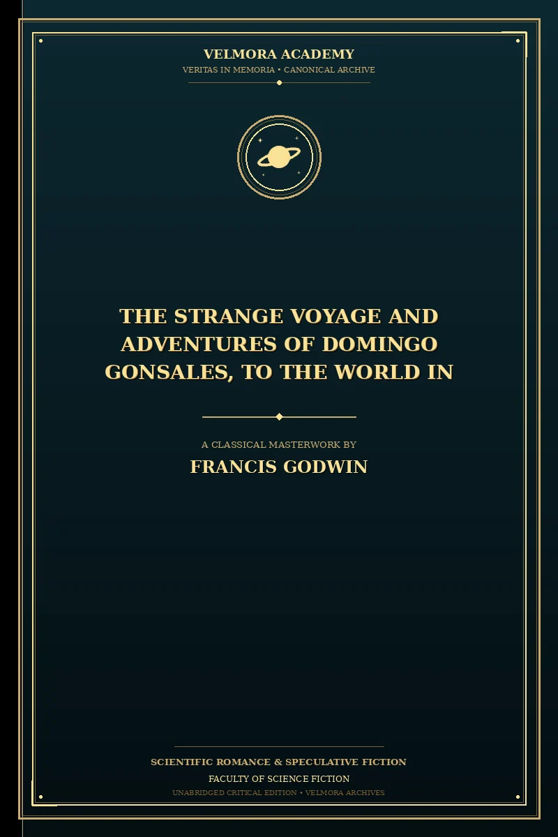 Cover of The Strange Voyage and Adventures of Domingo Gonsales, to the World in