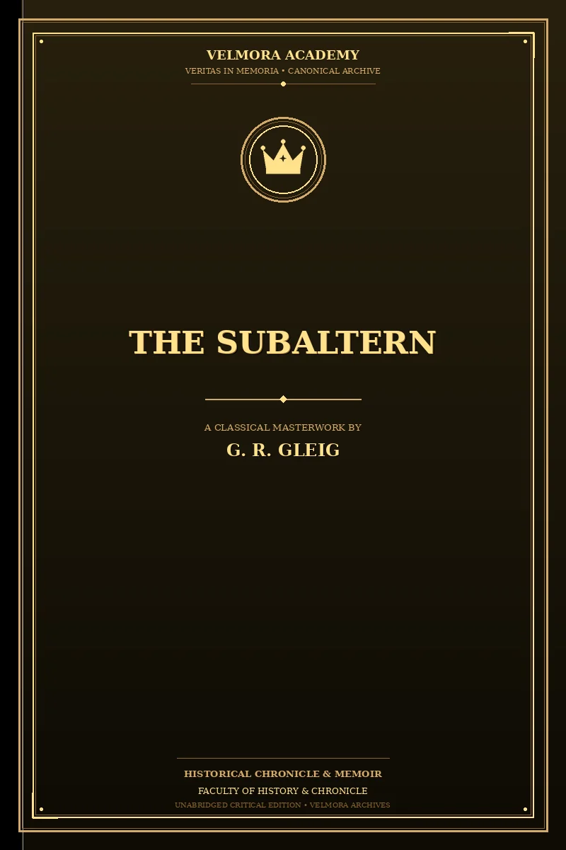 The subaltern