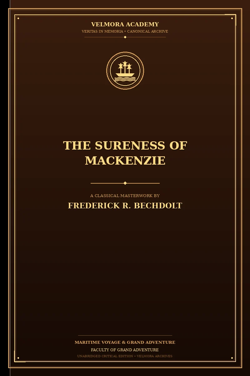 Cover of The sureness of MacKenzie