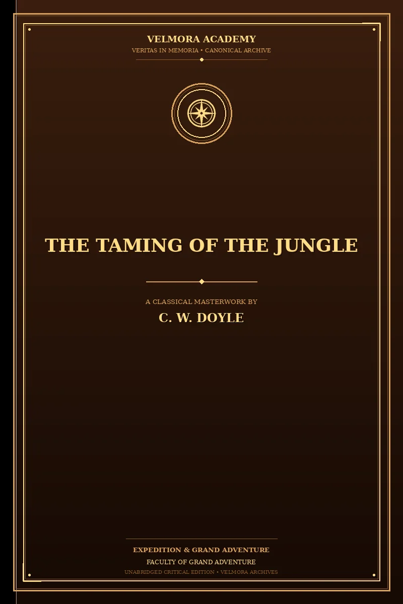 Cover of The Taming of the Jungle