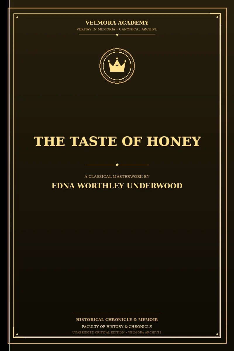 Cover of The taste of honey