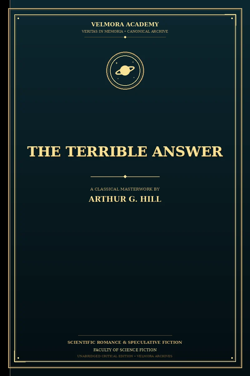 Cover of The Terrible Answer