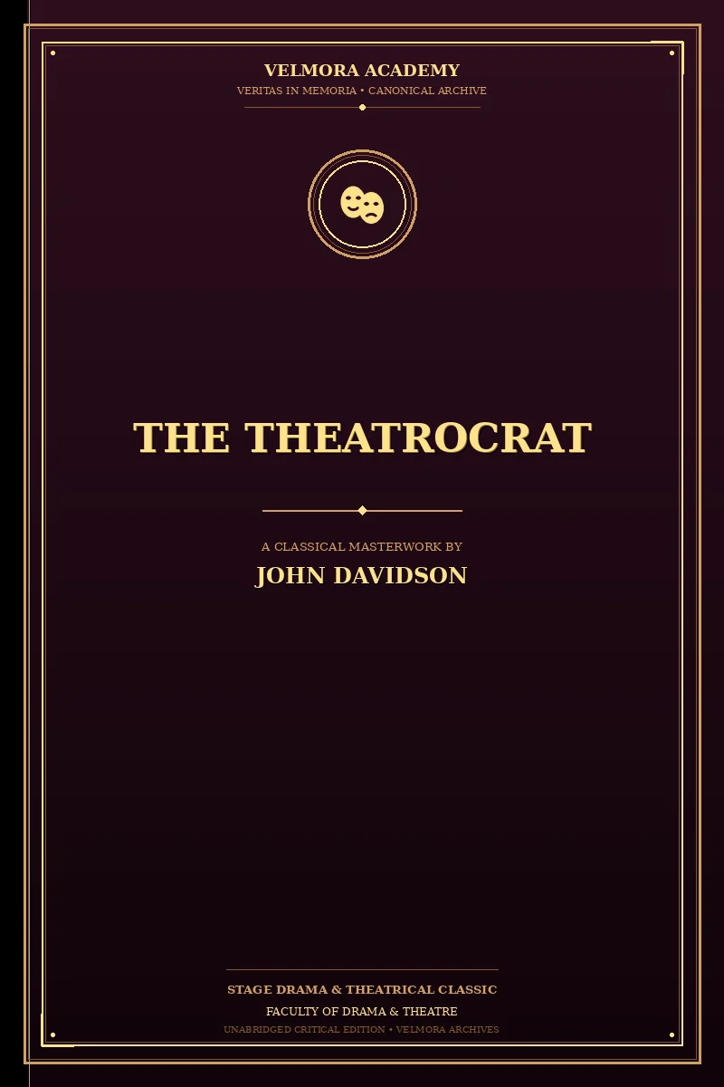 Cover of The Theatrocrat
