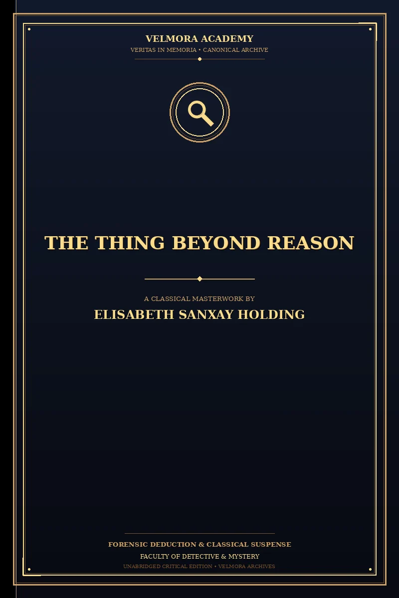 Cover of The Thing Beyond Reason