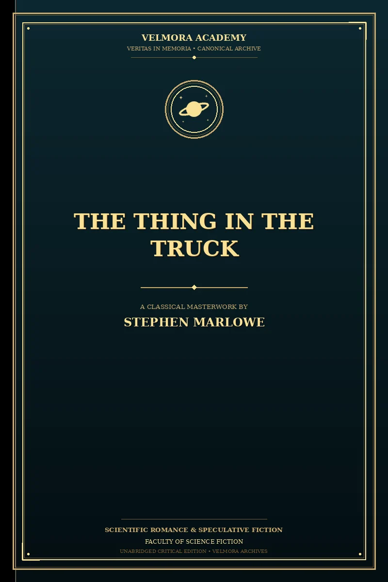 Cover of The Thing in the Truck