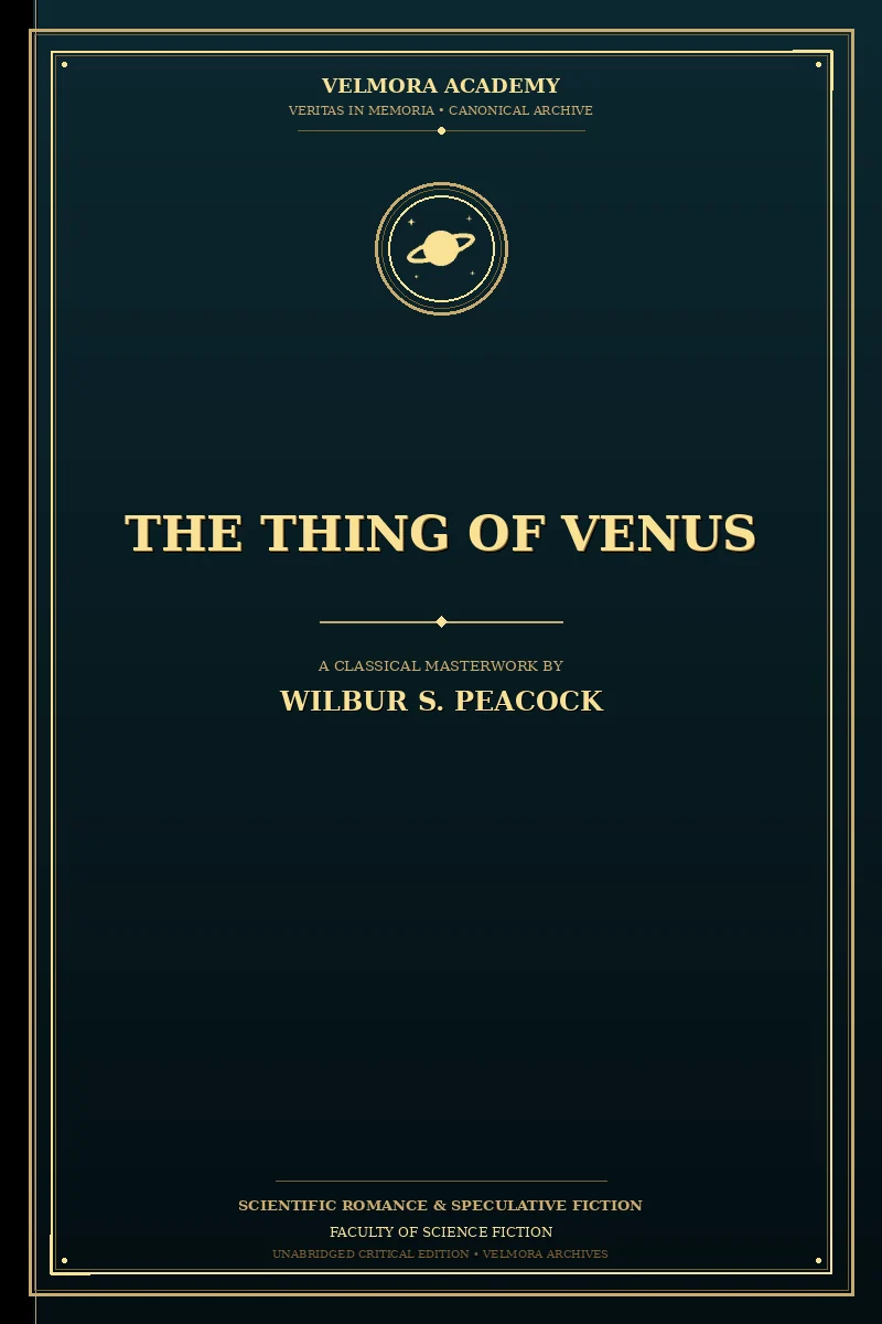 Cover of The Thing of Venus