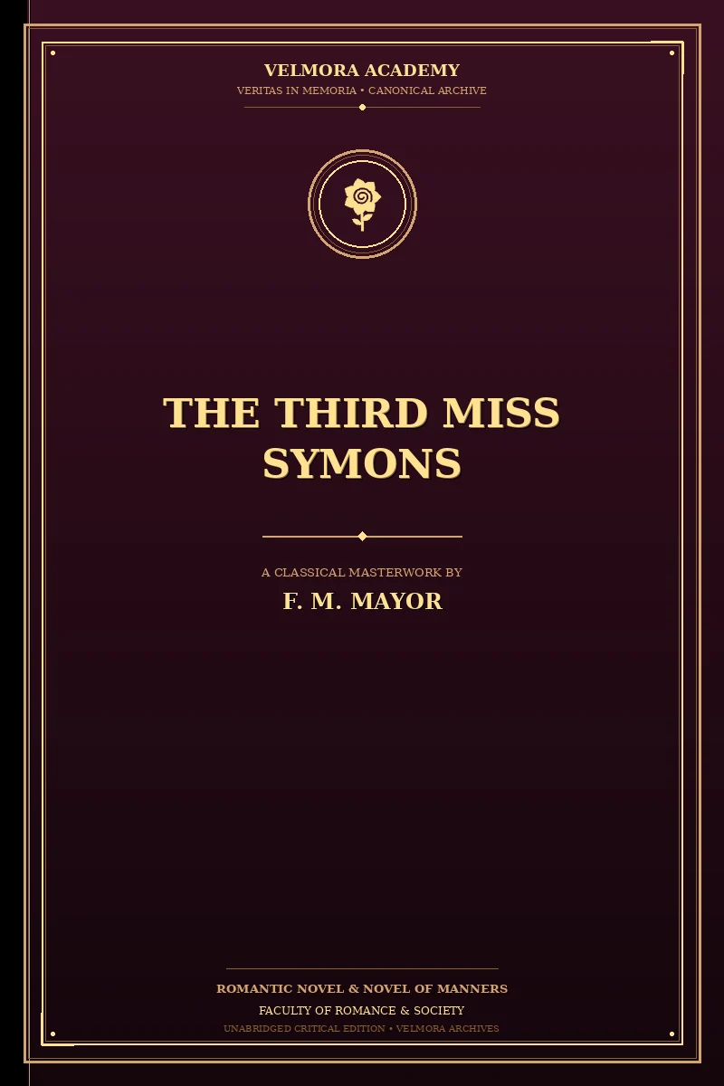Cover of The Third Miss Symons