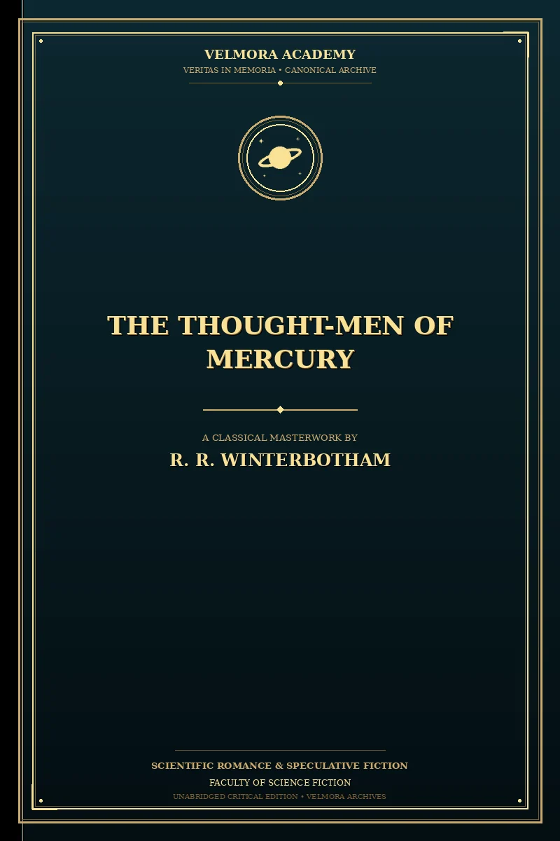 Cover of The Thought-Men of Mercury