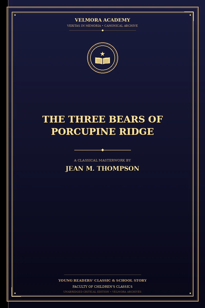 Cover of The Three Bears of Porcupine Ridge