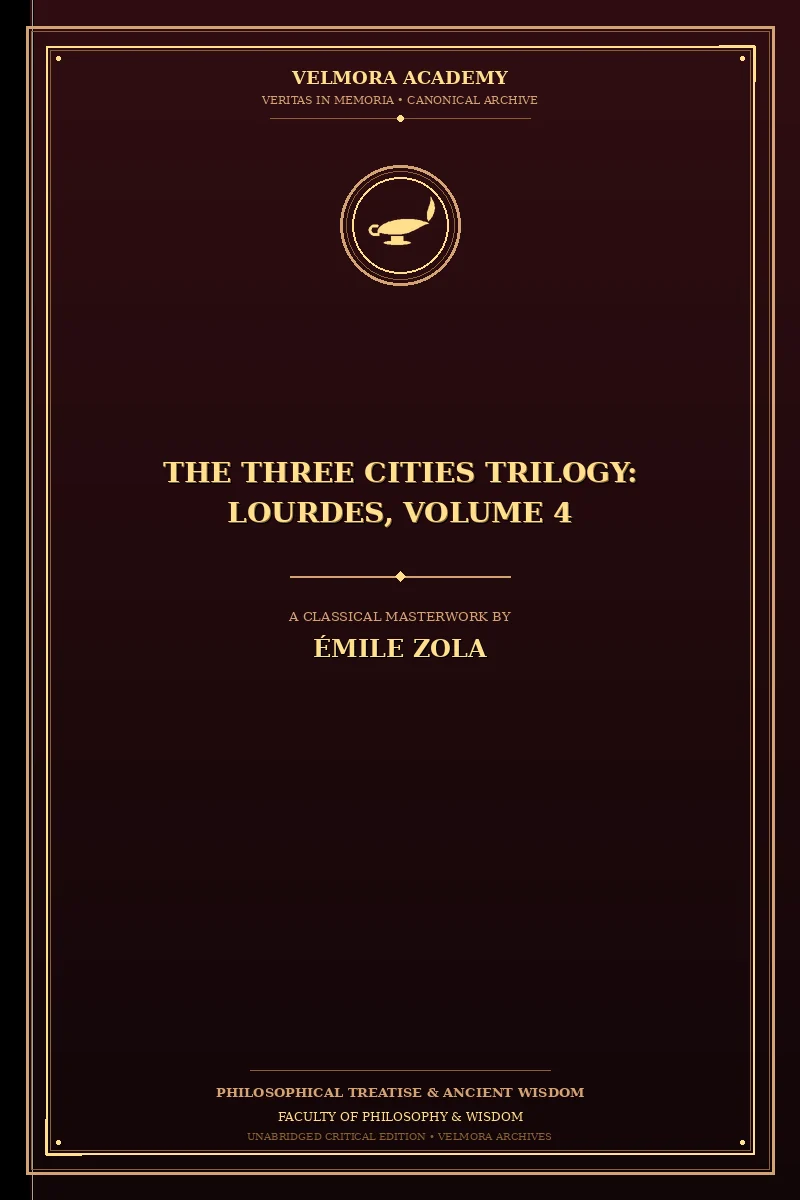 Cover of The Three Cities Trilogy: Lourdes, Volume 4