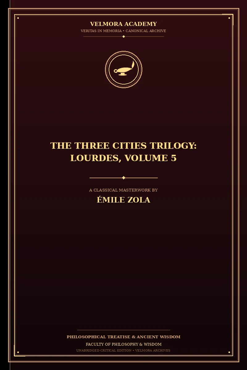 Cover of The Three Cities Trilogy: Lourdes, Volume 5