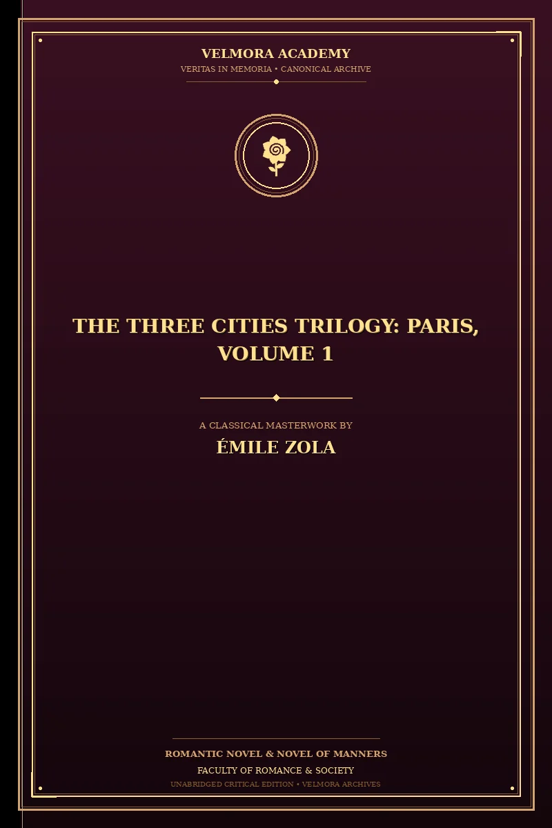Cover of The Three Cities Trilogy: Paris, Volume 1