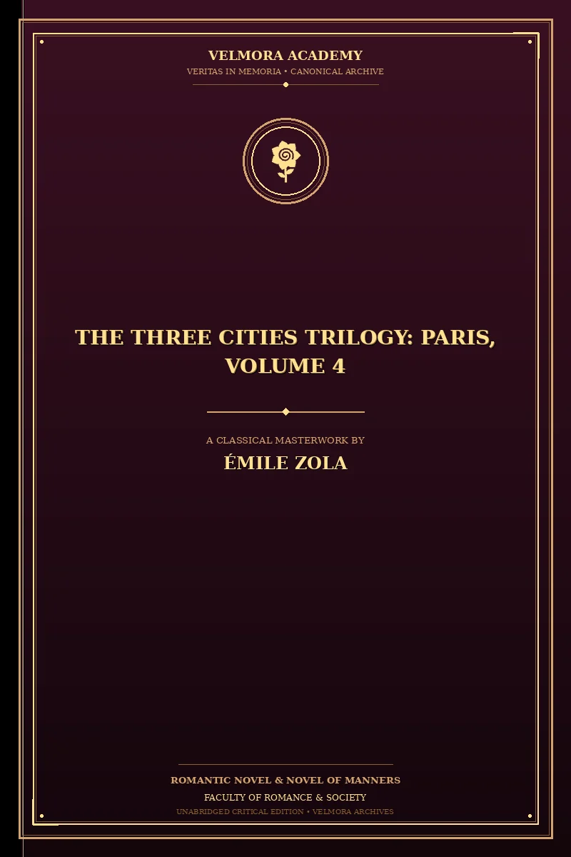 Cover of The Three Cities Trilogy: Paris, Volume 4