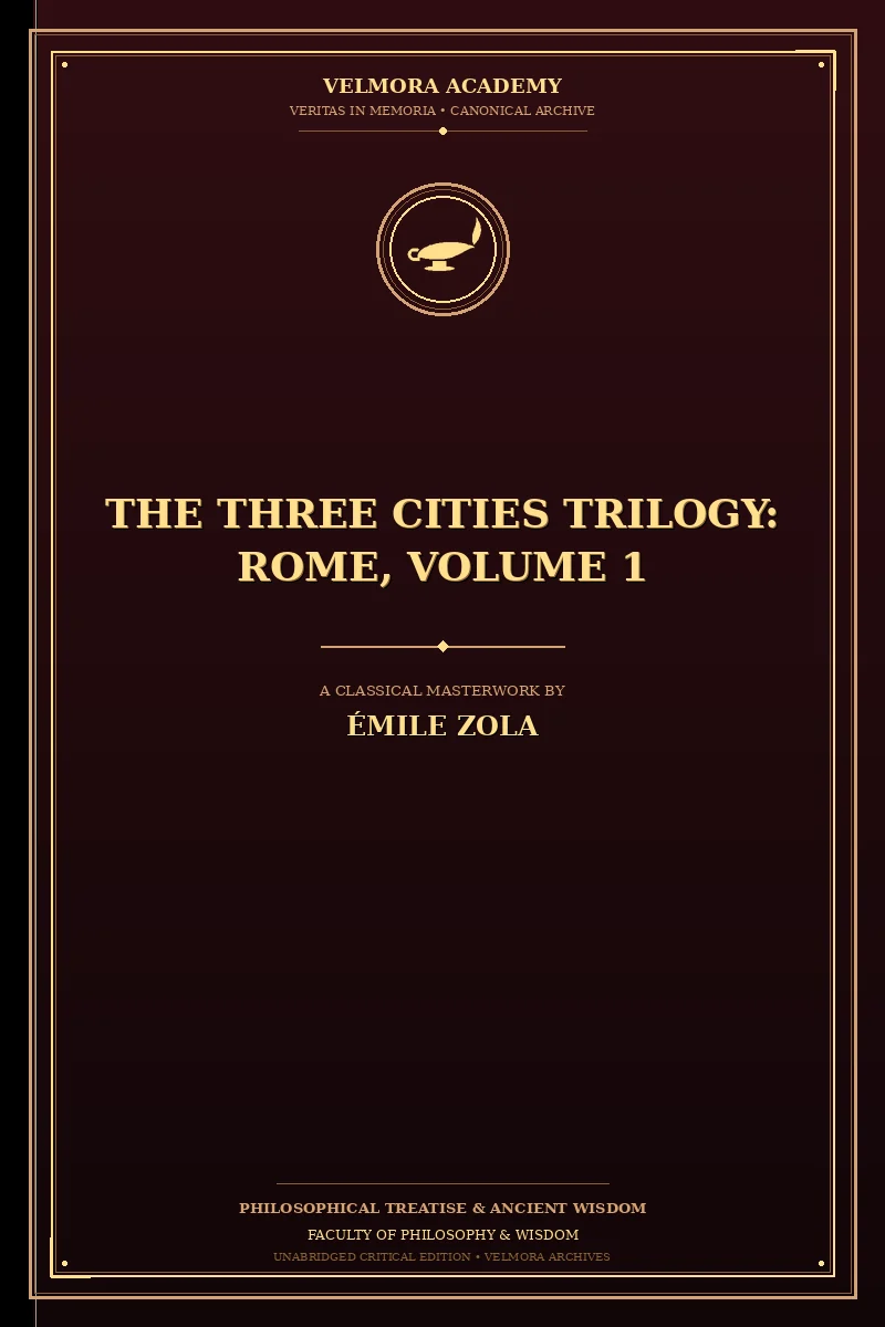 Cover of The Three Cities Trilogy: Rome, Volume 1