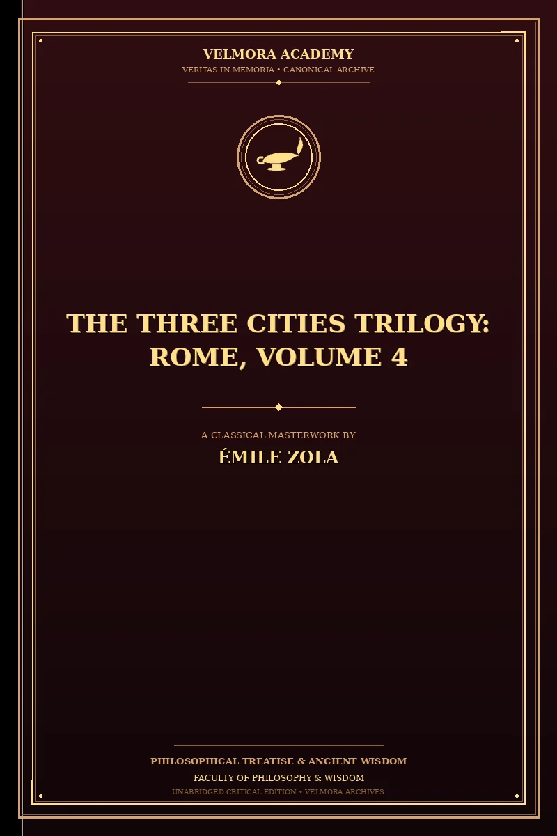 The Three Cities Trilogy: Rome, Volume 4