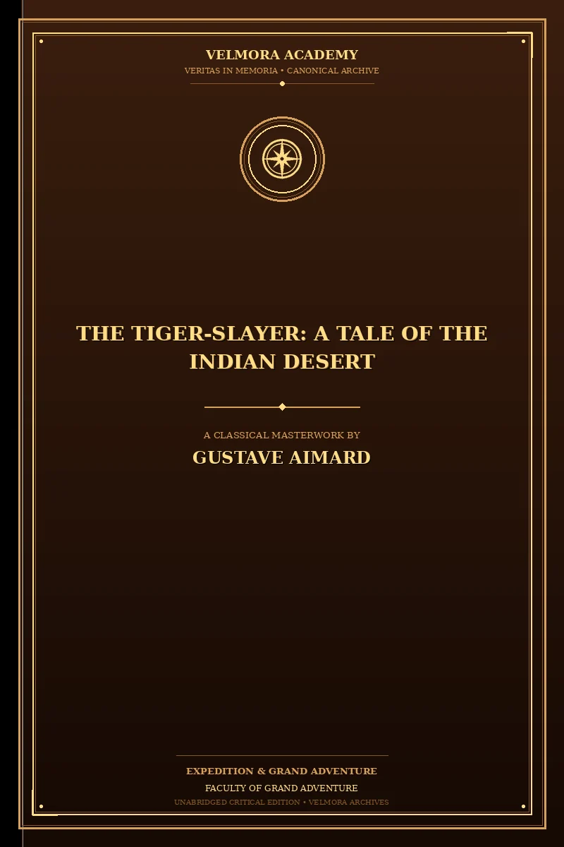 Cover of The Tiger-Slayer: A Tale of the Indian Desert