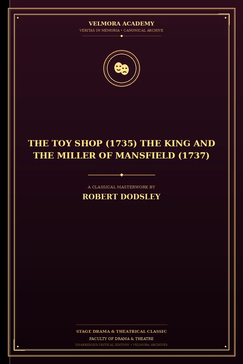 Cover of The Toy Shop (1735) The King and the Miller of Mansfield (1737)