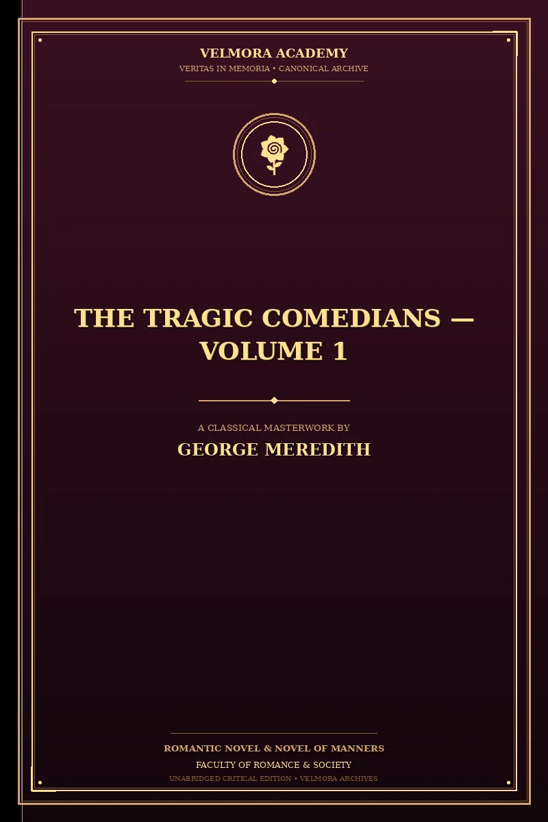Cover of The Tragic Comedians — Volume 1