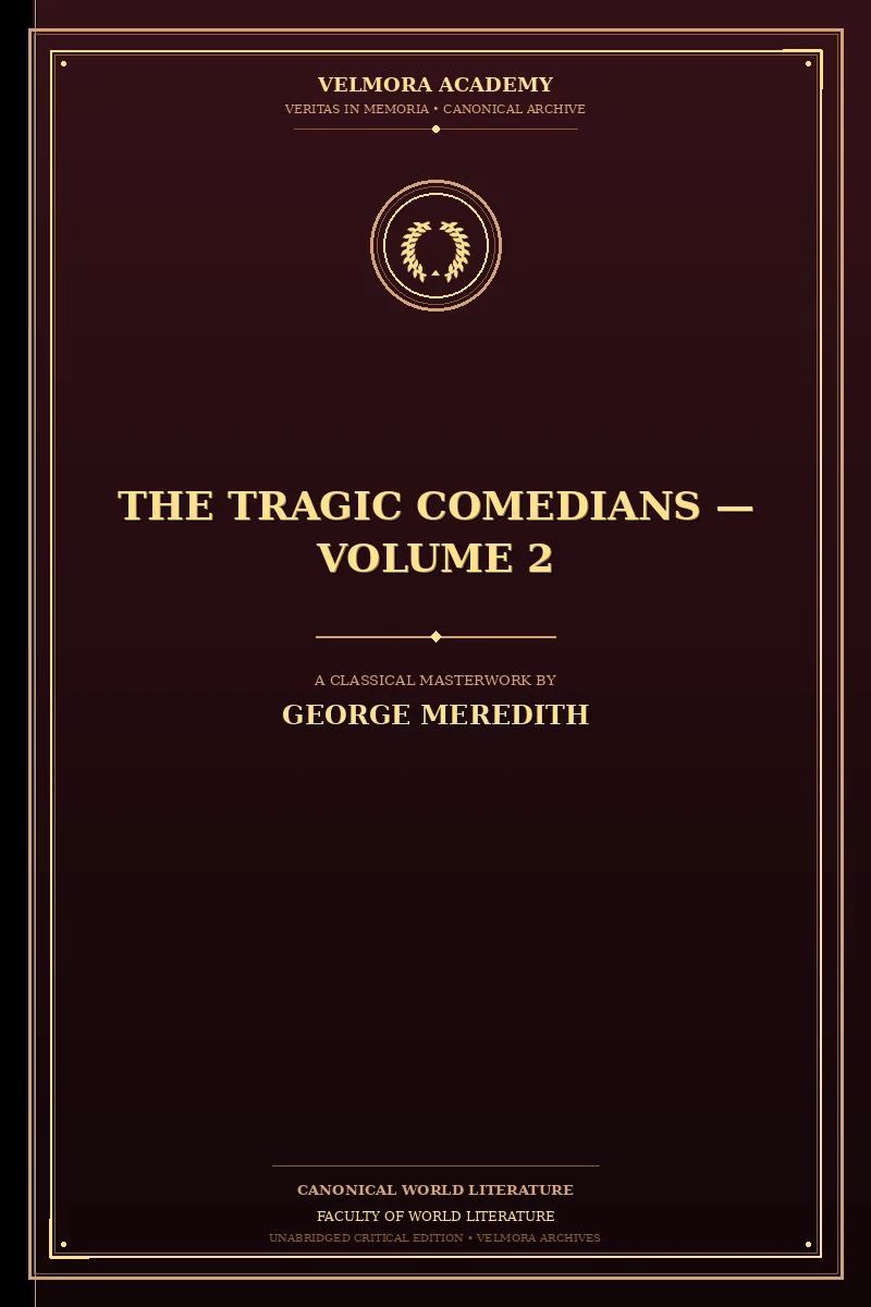 Cover of The Tragic Comedians — Volume 2