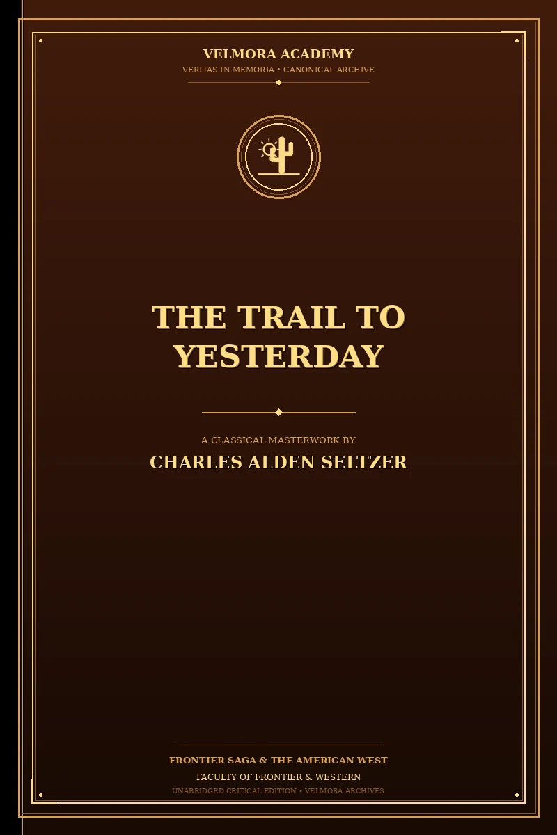 Cover of The Trail to Yesterday