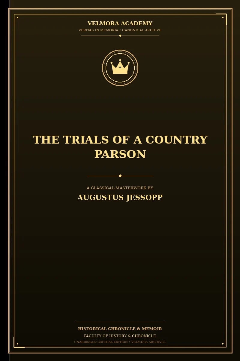 Cover of The Trials of a Country Parson